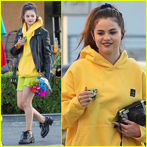 Selena Gomez Goes Bright & Colorful for Her Day Out with Friends!