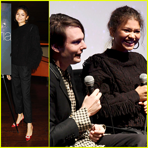 Zendaya Wears Red Heels For 'Euphoria' FYC Event in LA