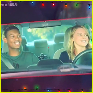 After We Collided's Josephine Langford & Shane Paul McGhie Get In The Christmas Spririt In Behind-The-Scenes Video