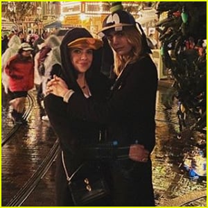 Ashley Benson Spends the Day at Disneyland with Cara Delevingne & Her Family!