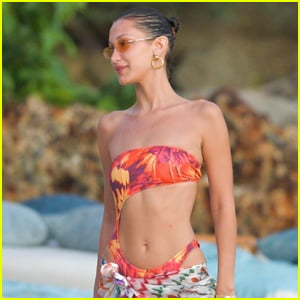 Bella Hadid Hits the Beach with Friends in St. Barts!