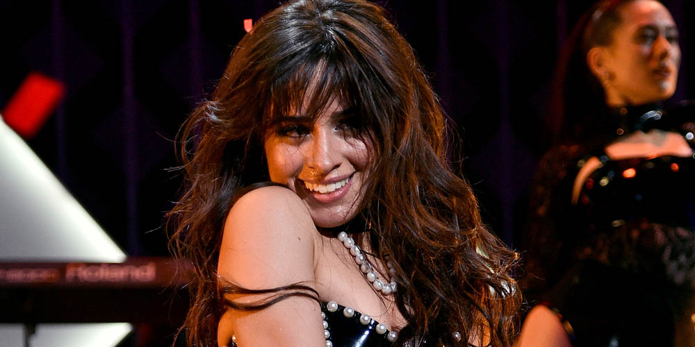 Camila Cabello’s Latex Outfit For Z100’s Jingle Ball 2019 Has Pearls On It!