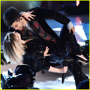 Jordan Fisher & Julianne Hough Kick Off Christmas With Their New Holiday Song 'All I Want For Christmas Is Love' at Rockefeller Tree Lighting