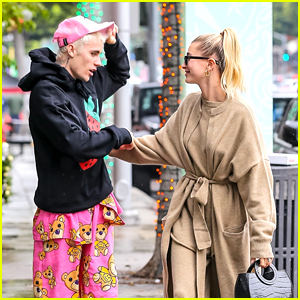 Justin Bieber Grabs Coffee With Wife Hailey After Getting New Neck Tattoo