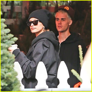 Justin & Hailey Bieber Head Out to Shop for Christmas Trees!