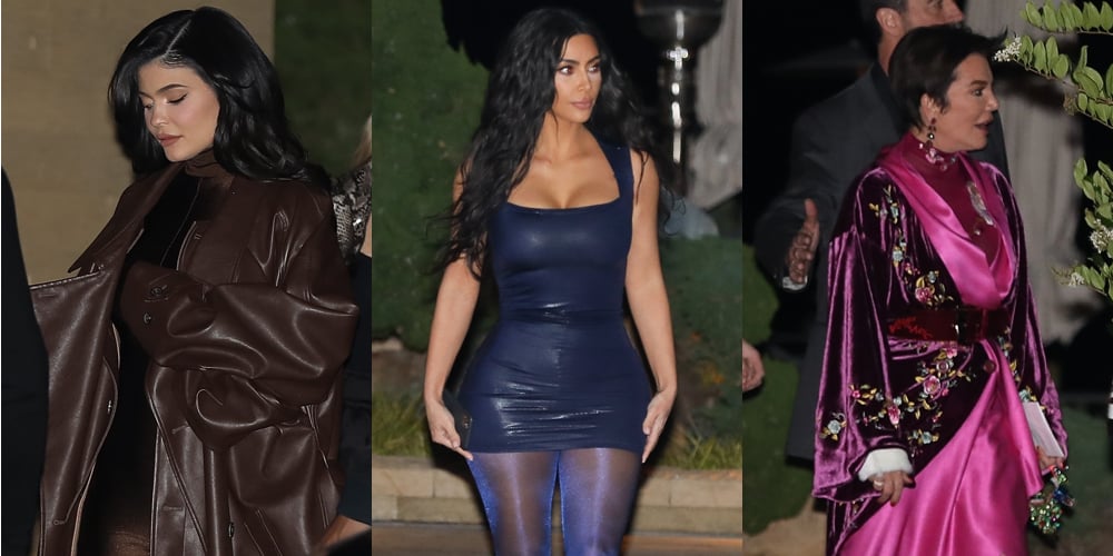 Kylie Jenner Joins Kim Kardashian & Kris Jenner For Holiday Party for Employees