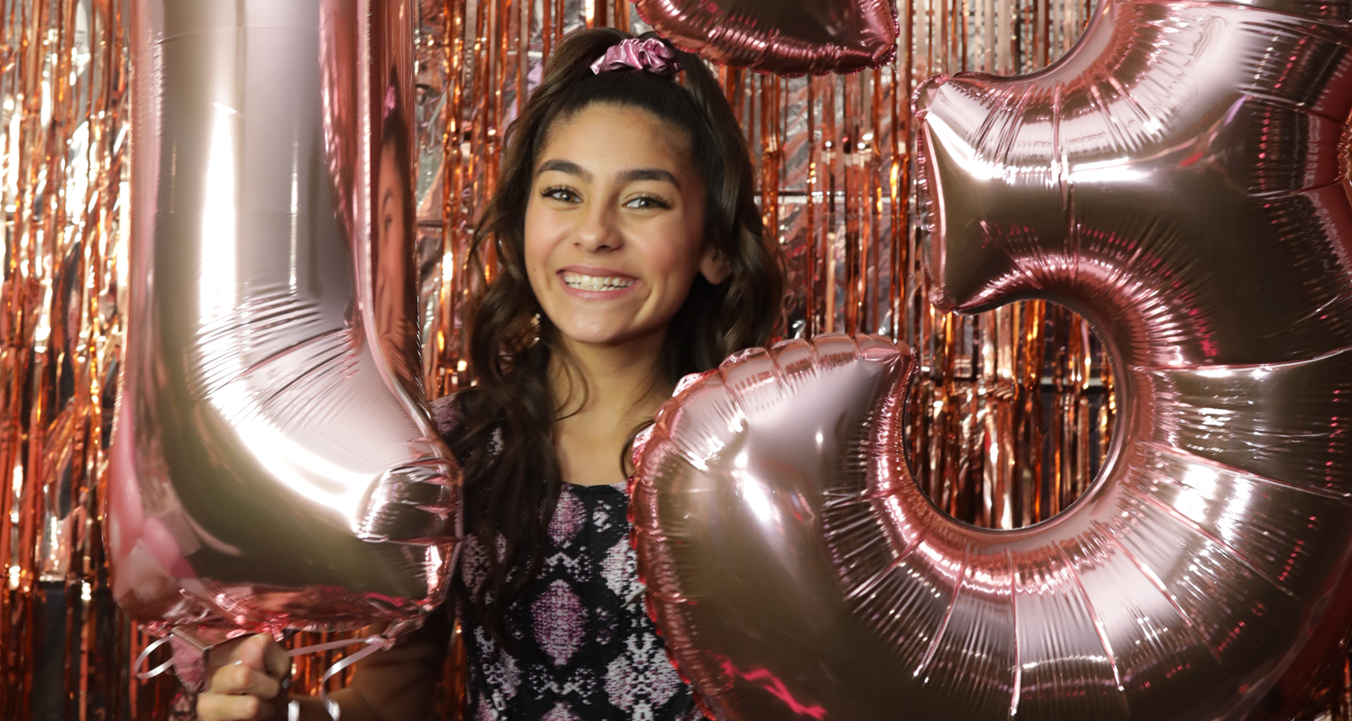 GEM Sisters’ Mercedes Lomelino Celebrates 13th Birthday with Friends at Pinz!