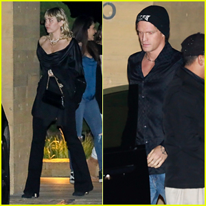 Miley Cyrus & BF Cody Simpson Enjoy a Dinner Date With Friends!