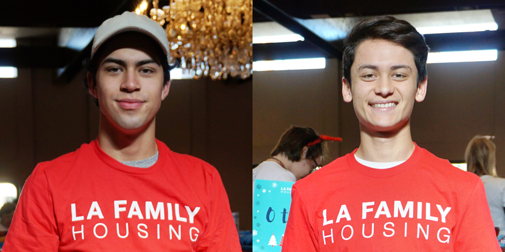 Party of Five’s Niko Guardado & Tenzing Norgay Trainor Celebrate Holidays with LA Family Housing
