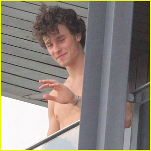 Shawn Mendes Wears Only Underwear While Waving to Fans in Rio!