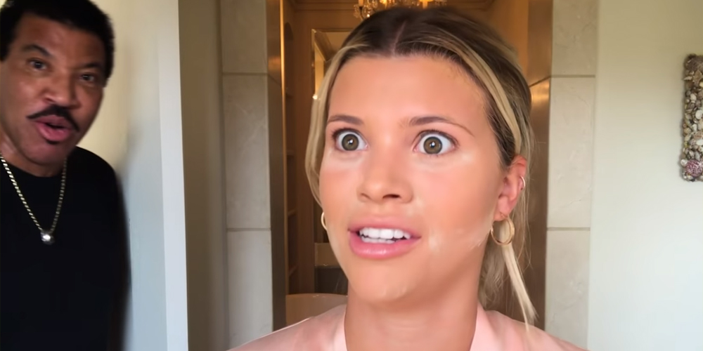 Sofia Richie’s Dad Lionel Crashes Her Vogue Beauty Tutorial Sofia
