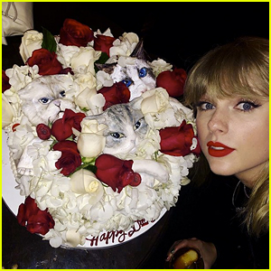 Taylor Swift's Birthday Cake Featured Lifelike Faces of Her Cats!