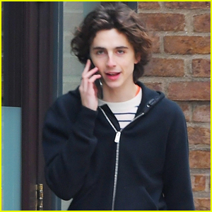Timothee Chalamet Takes Phone Call During Afternoon Stroll