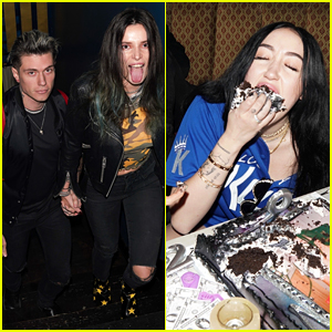 Noah Cyrus Demolished Her Cake at 20th Birthday Party!