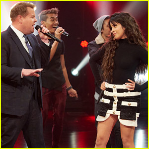Camila Cabello Sings Her Boyfriend Shawn Mendes' Song During a Riff-Off on 'Corden'