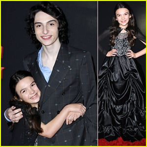 Finn Wolfhard Gets Big Hugs From Brooklynn Prince at 'The Turning' Premiere