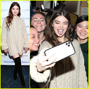 Hailee Steinfeld Doesn't Let Sickness Keep Her From Meeting Fans In New York