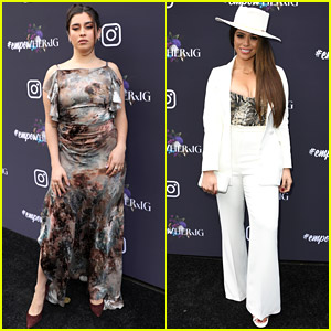 Lauren Jauregui & Dinah Jane Attend Instagram's Grammy Luncheon