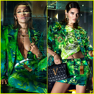 Kendall Jenner Stars in New Versace Campaign with Jennifer Lopez!