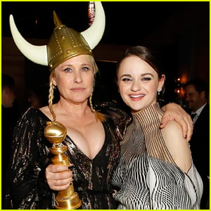 Joey King Got Hit In The Head With Patricia Arquette's Golden Globes Award!