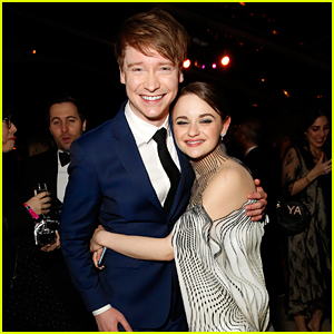 Calum Worthy Reunites with Joey King at Hulu's Golden Globes After Party!