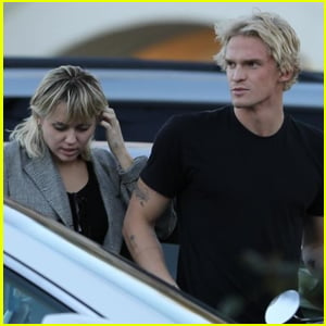 Miley Cyrus & Cody Simpson Go For Motorcycle Ride After Dinner