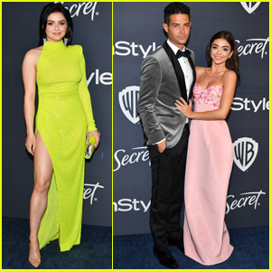 Sarah Hyland & Ariel Winter Show Their Style at Golden Globes After Parties!