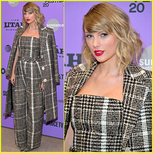 Taylor Swift is Pretty in Plaid While Bringing 'Miss Americana' to Sundance Film Festival