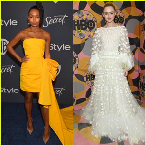 Yara Shahidi Goes Bright in a Yellow Dress for Golden Globes After-Parties!