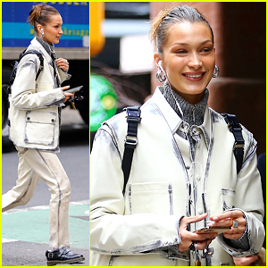 Bella Hadid is All Smiles While Showing Off Her Street Style