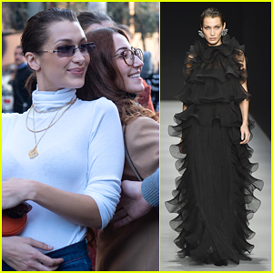 Bella Hadid Meets With Fans in Milan Ahead of Alberta Ferretti's Fashion Show