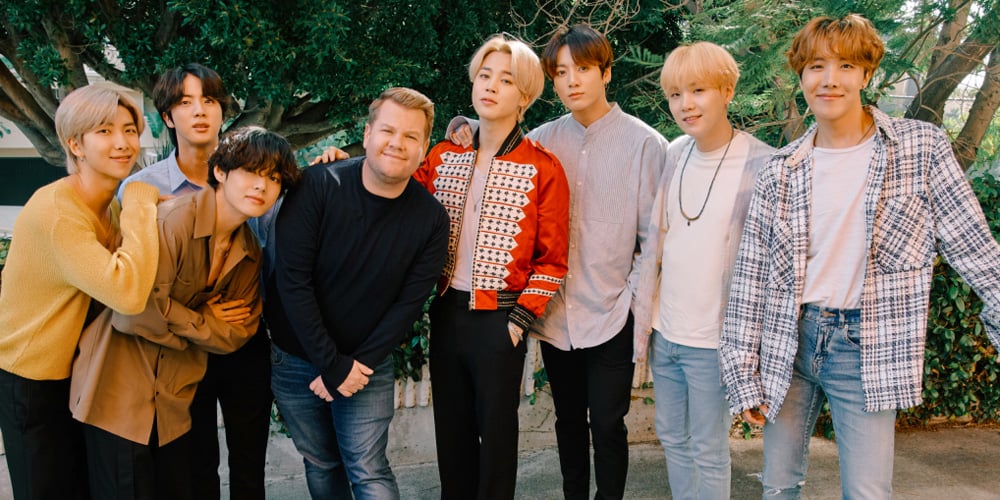BTS Might Have Found The 8th Member Of The Group in James Corden!