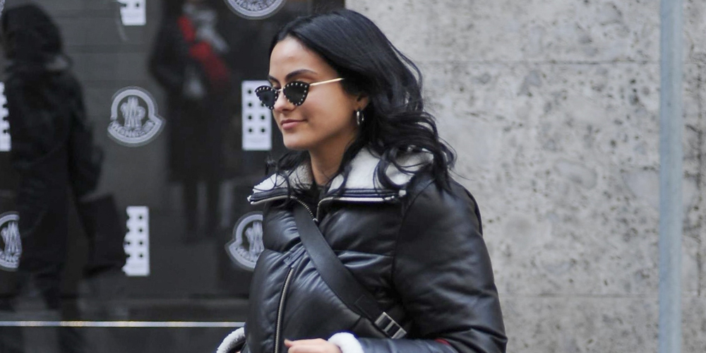 Camila Mendes Shops Ferragamo During Milan Fashion Week