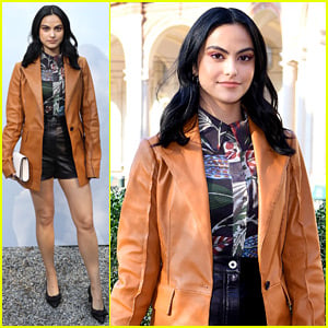 Camila Mendes Attends Ferragamo Show After Starring in the Campaign!