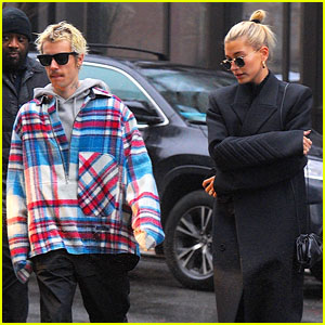 Justin Bieber Rides Around in His Luxury Van with Wife Hailey