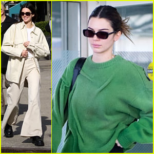 Kendall Jenner Returns To New York City After Walking in London & Milan Fashion Weeks