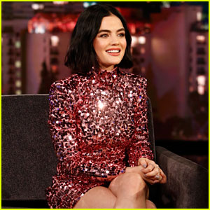 Lucy Hale Makes First 'Kimmel' Appearance Ever, Talks 'American Juniors' (Video)