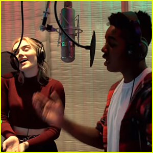 Meg Donnelly & Issac Ryan Brown Perform Theme Song For New Show 'Disney Fam Jam'