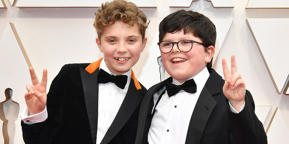 Jojo Rabbit’s Roman Griffin Davis & Archie Yates Have the Best Time at Oscars 2020