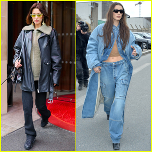 Bella Hadid Wears Two Cool Looks While Out in Paris