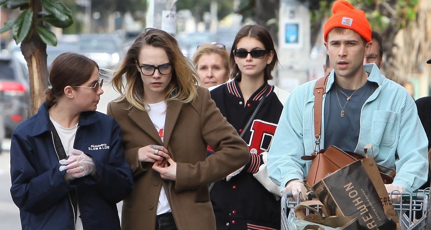 Ashley Benson & Cara Delevingne Team Up with Kaia Gerber To Stock Up On Groceries!