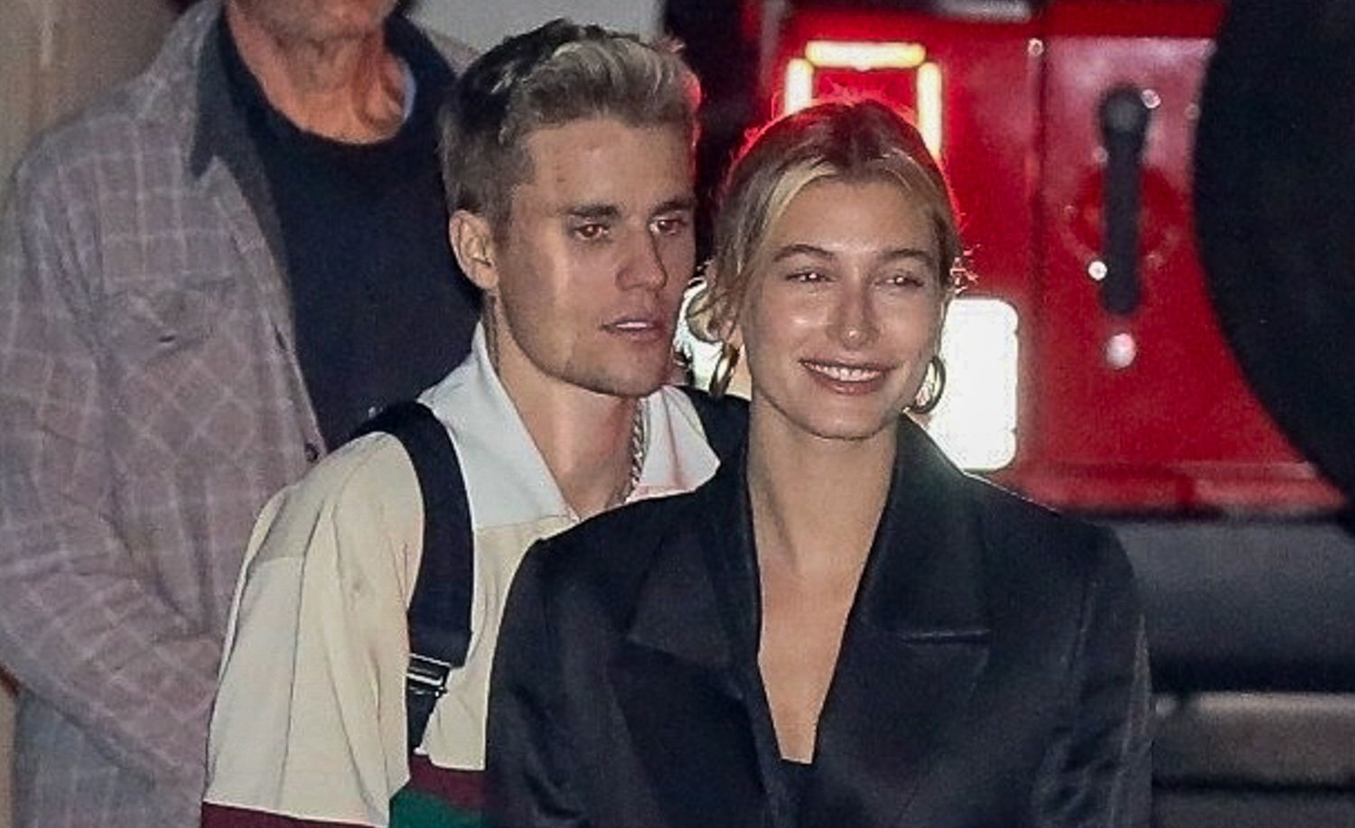 Justin Bieber & Wife Hailey Attend Their Weekly Church Service