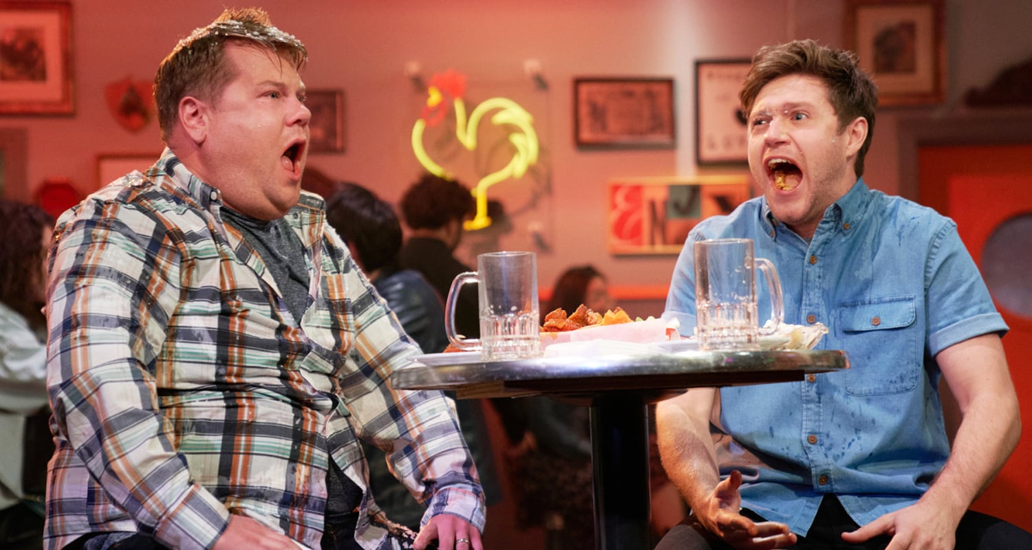 Niall Horan Eats Hot Wings Until He Explodes In Hilarious ‘Late Late Show’ Sketch!