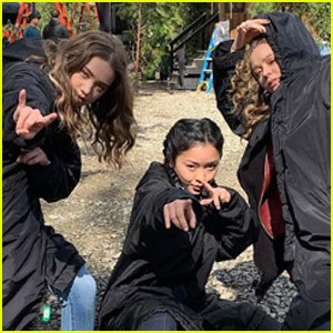 Lana Condor Shares Behind-the-Scenes Photos From 'To All The Boys' Set
