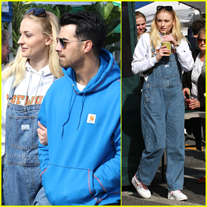 Sophie Turner & Joe Jonas Spend Their Sunday With Smoothies at the Farmer's Market