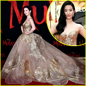 Mulan's Yifei Liu Looks Like a True Disney Princess at L.A. Premiere!