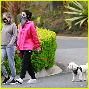 Lucy Hale Shares Super Cute Boomerang With Dog Elvis For Easter