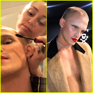 Miley Cyrus Does Cody Simpson's Makeup, Calls For End to Toxic Maculinity