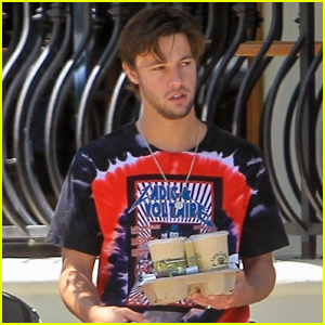 Cameron Dallas Makes a Trip to the Cafe with Someone Special!
