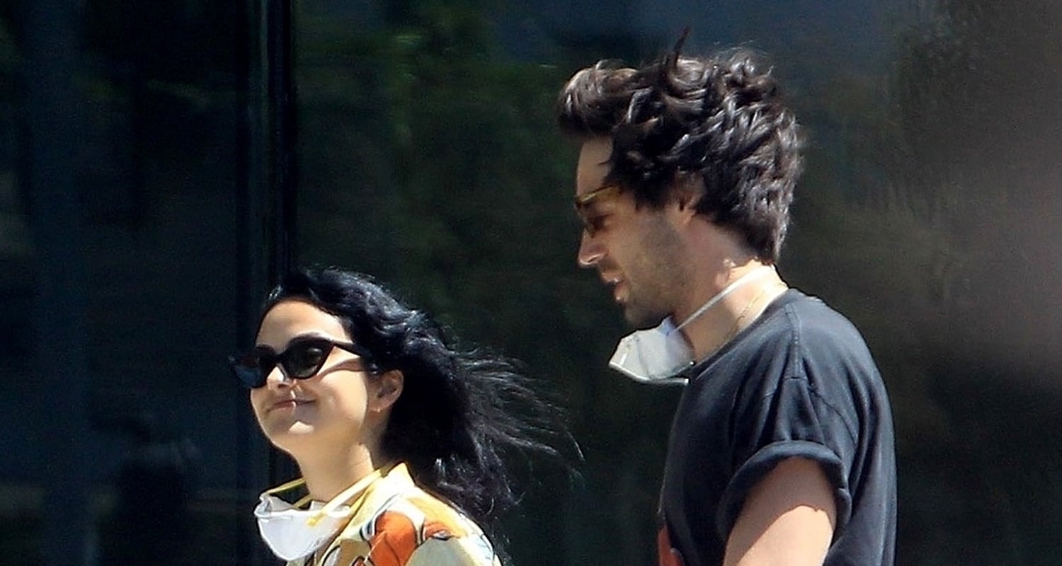 Camila Mendes Picks Up Coffee To Go With Grayson Vaughan